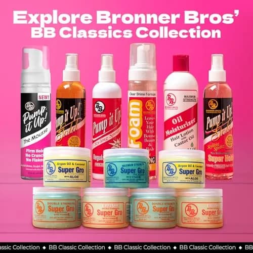 Bronner Bros Pump It Up Gold Styling Spritz 8oz | Super Hold Hair Spray for Defined Styles thumbnail 8