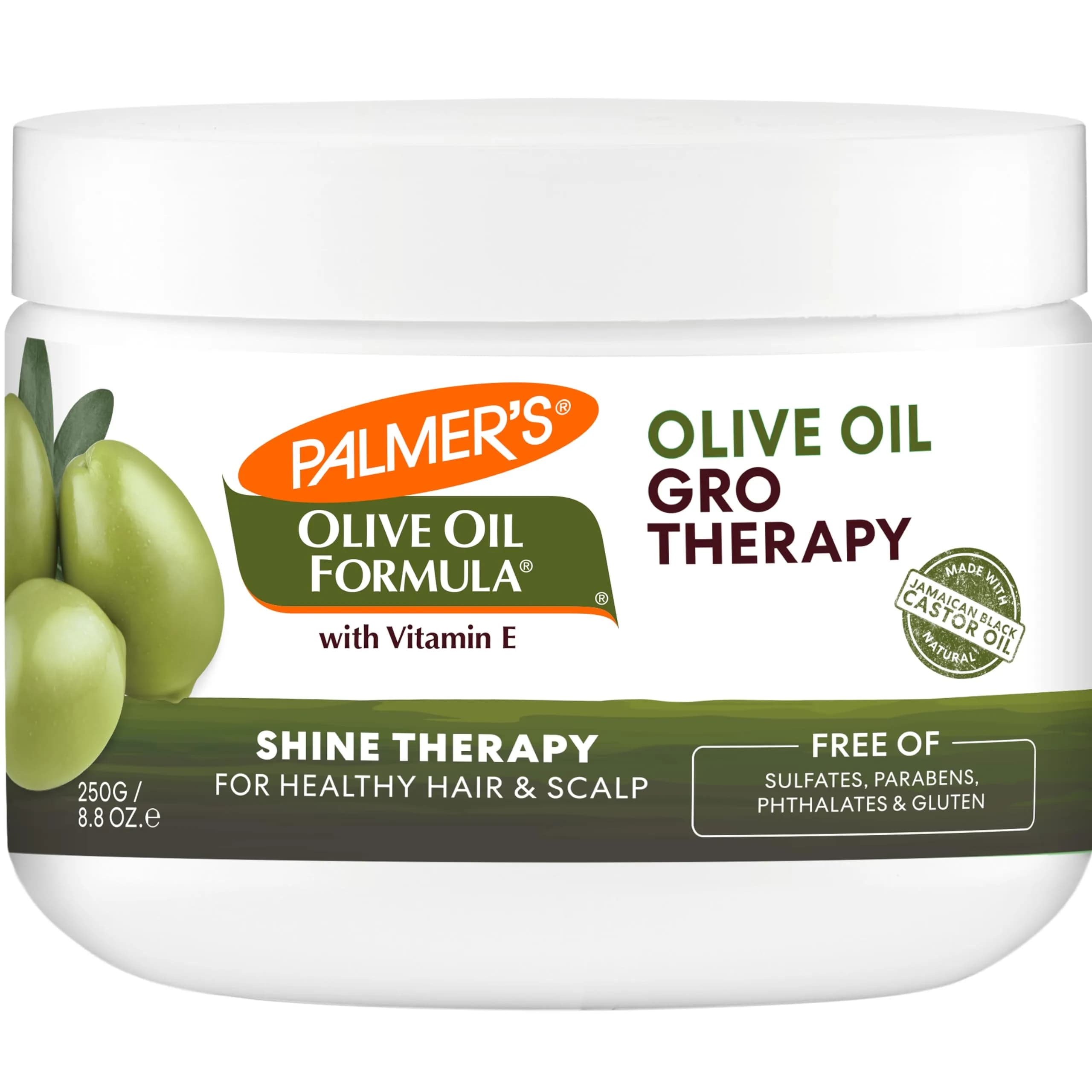 Palmer's Olive Oil Formula Gro Therapy Hair & Scalp Balm 520ml (17.6 Fl Oz) | For Dry, Frizzy, Damaged Hair — 8.8 Ounce