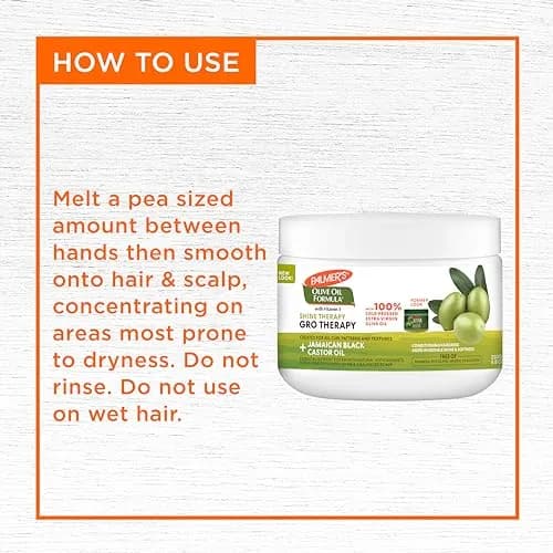 Palmer's Olive Oil Formula Gro Therapy Hair & Scalp Balm 520ml (17.6 Fl Oz) | For Dry, Frizzy, Damaged Hair thumbnail 5