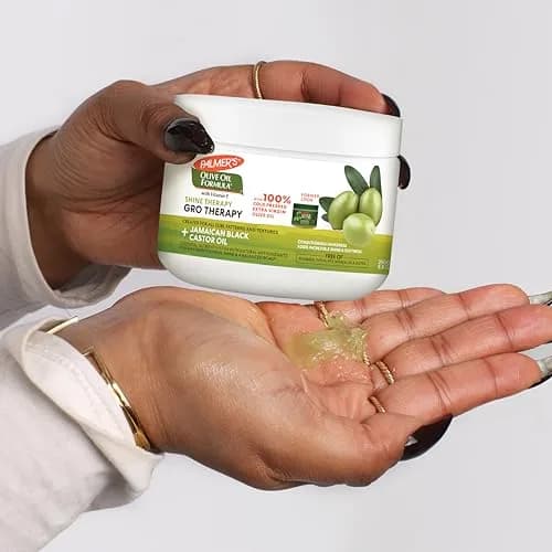 Palmer's Olive Oil Formula Gro Therapy Hair & Scalp Balm 520ml (17.6 Fl Oz) | For Dry, Frizzy, Damaged Hair thumbnail 6