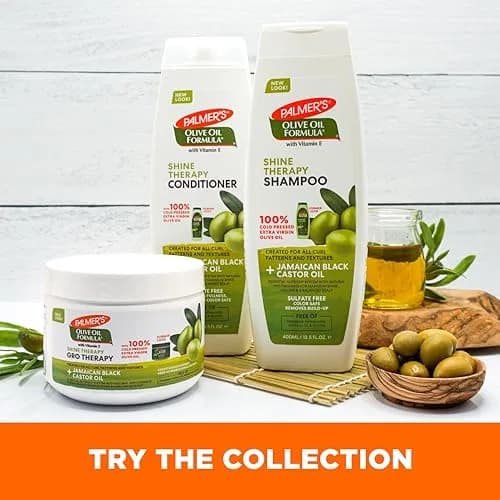 Palmer's Olive Oil Formula Gro Therapy Hair & Scalp Balm 520ml (17.6 Fl Oz) | For Dry, Frizzy, Damaged Hair thumbnail 8