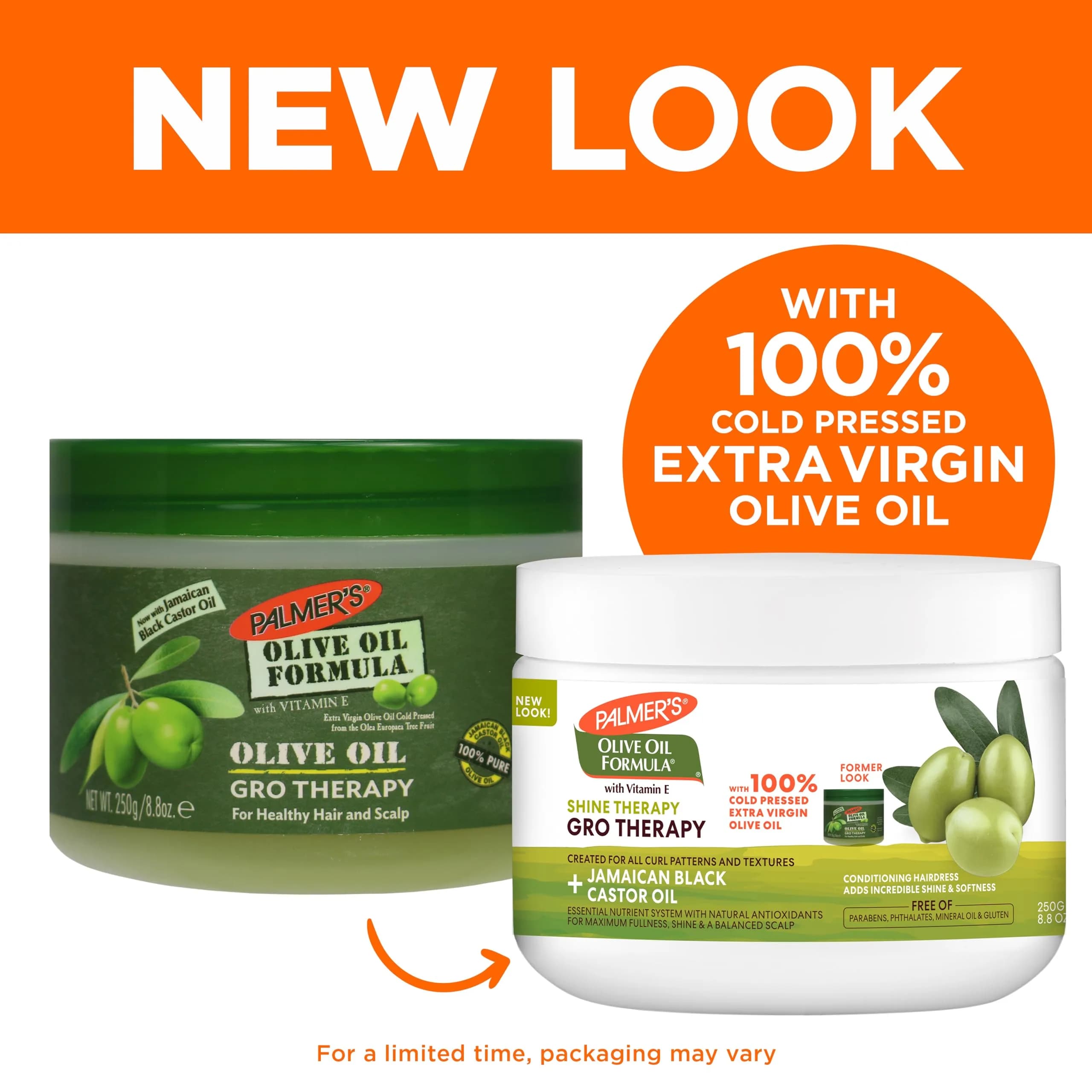 Palmer's Olive Oil Formula Gro Therapy Hair & Scalp Balm 520ml (17.6 Fl Oz) | For Dry, Frizzy, Damaged Hair - view 2