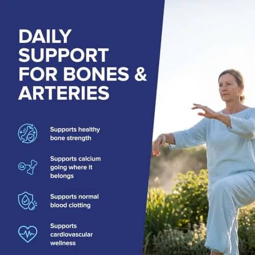 Superior Source Advanced Triple K, Vitamins K1 & K2 (MK-4), K2 (MK-7), 30Ct | Supports Bone & Heart Health thumbnail 3