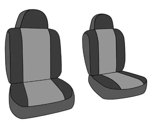 CalTrend Front Buckets Seats, Tweed Seat Covers for Mazda MX-5 Miata 2006-2014 | Custom Fit, Durable & Water-Resistant thumbnail 2