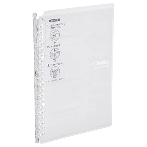 Kokuyo Smart Ring Binder B5 Clear Notebook 26 Holes | Acid-Free Paper — B5
