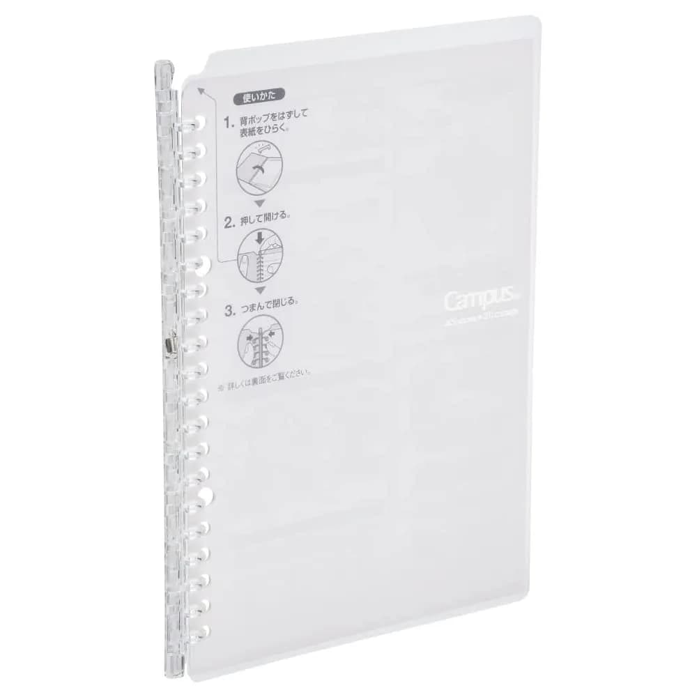 KOKUYO Smart Ring Binder Notebook, A5 Light Blue, 25 Sheets Capacity | Acid-Free Paper — B5
