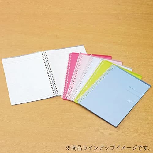 Kokuyo Campus Smart Ring Binder B5 Yellow Green 19.3cm (7.6in) x 26.9cm (10.6in) | Refillable Notebook with 26 Holes & 10 Papers thumbnail 7