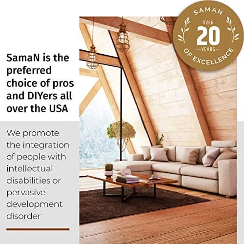 SamaN Interior One Step Wood Seal, Stain & Varnish 8 oz | Odorless Oil-Based Protection for Furniture & Wood thumbnail 4