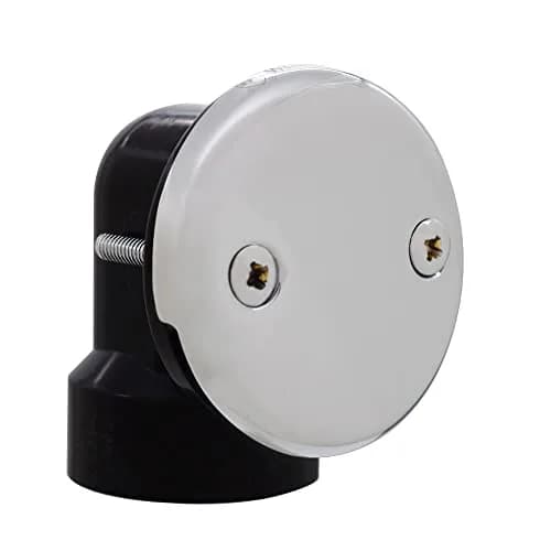 Westbrass 593144-26 Black 1-1/2" Tubular Tip-Toe Bath Waste Drain Kit, Polished Chrome | ADA Approved thumbnail 4