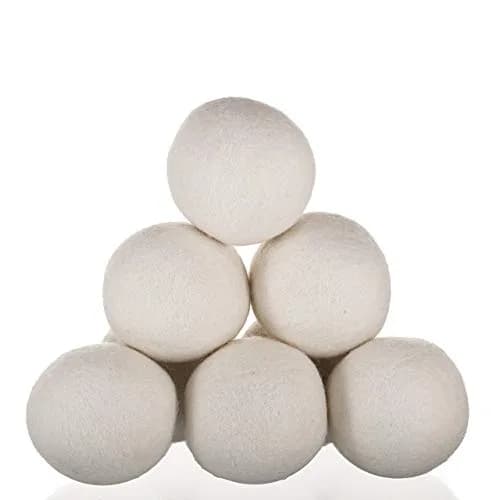 Woolzies Organic Wool Dryer Balls XL | 6-Pack (0.39 kg) | Natural Fabric Softener for Laundry thumbnail 3