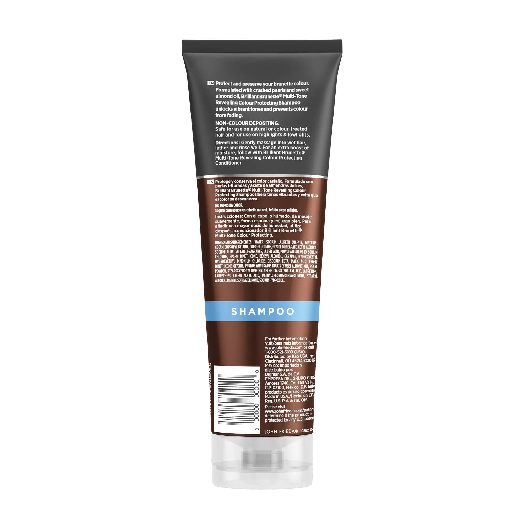 John Frieda Brilliant Brunette Color Boosting Shampoo 500ml (16.9 Fl Oz) | Enhances and Protects Multi-Dimensional Tones - view 6