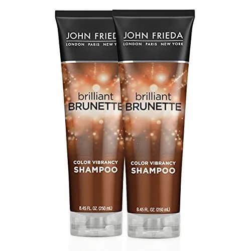 John Frieda Brilliant Brunette Color Boosting Shampoo 500ml (16.9 Fl Oz) | Enhances and Protects Multi-Dimensional Tones thumbnail 1