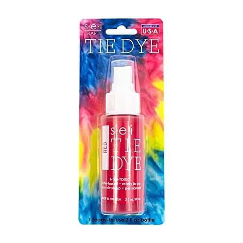 S·E·I Red Tie Dye Spray 59 ml (2 fl oz) | Easy-to-Use Fabric Dye for Vibrant Results thumbnail 4