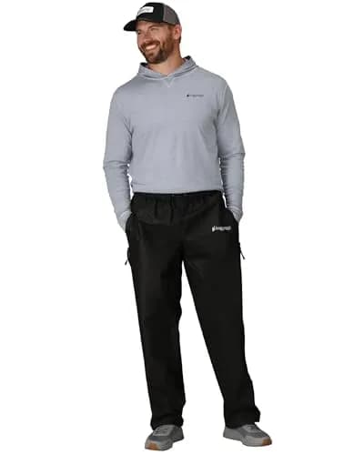 FROGG TOGGS Men's Bull Frogg Waterproof Rain Pant, Large | Breathable, Wind-Resistant, Fully Taped Seams - main product image