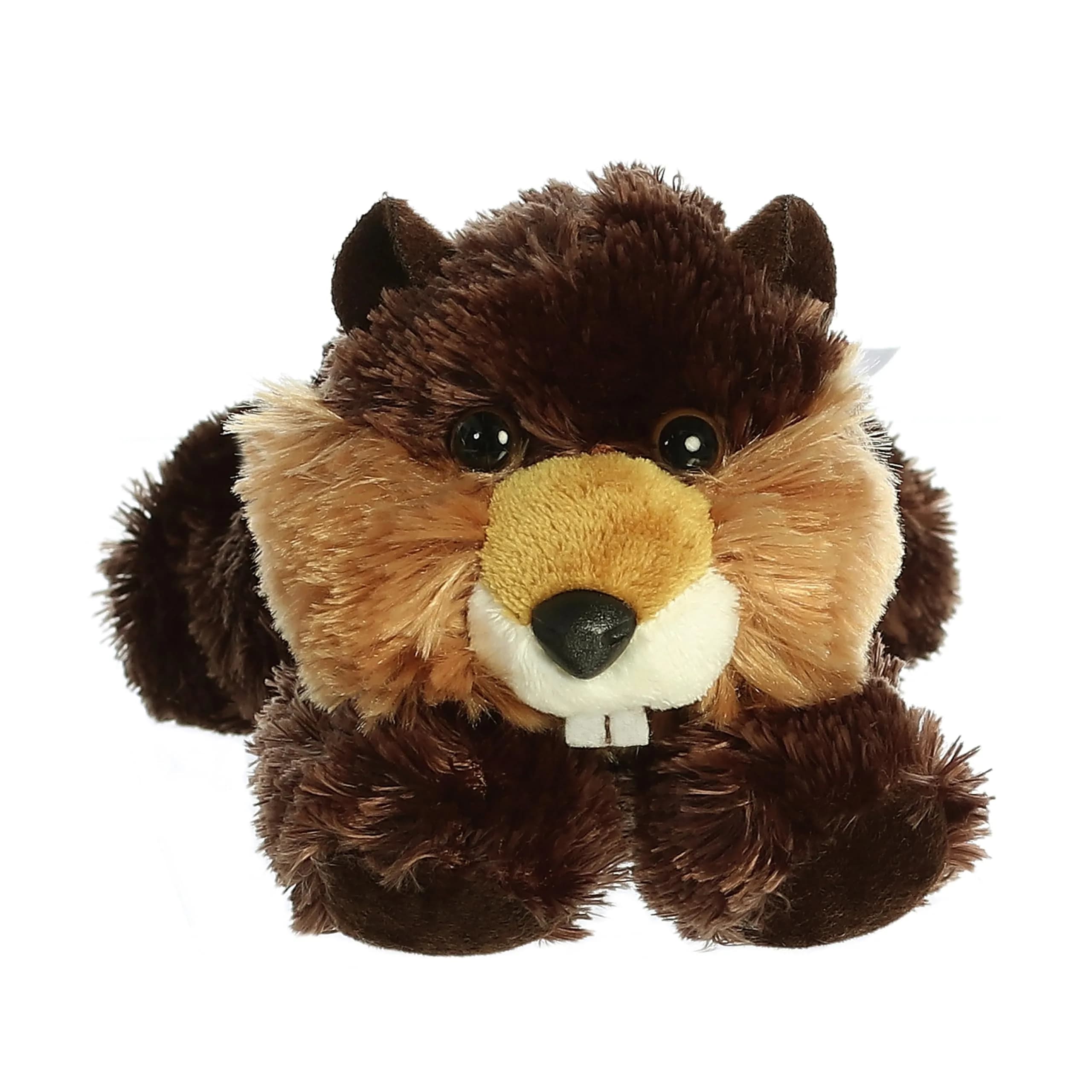 Aurora Adorable Mini Flopsie Builder Beaver Stuffed Animal 20.3cm (8 Inches) | Soft, Cute, and Lovable Plush Toy for All Ages thumbnail 4