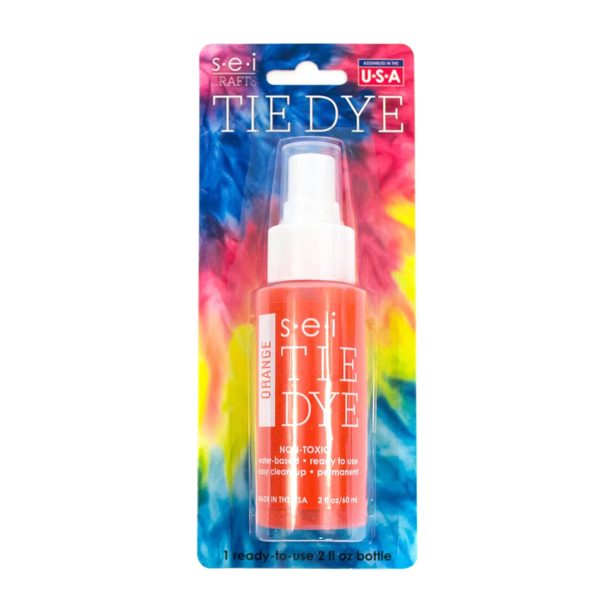 S·E·I Orange Tie Dye Spray Dye 59ml (2 Fl Oz) | Permanent Fabric Color for Cotton, Lace, and Blends - view 4