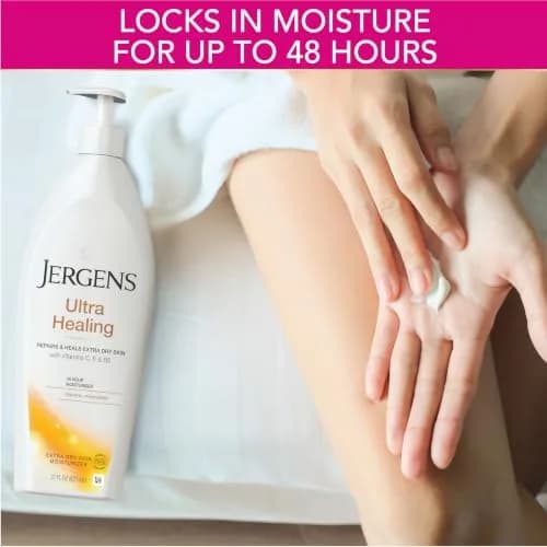 Jergens Ultra Healing Dry Skin Moisturizer 621 ml (21 Fl Oz) | Dermatologist Tested for Extra Dry Skin thumbnail 4