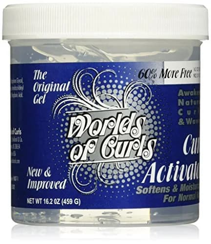 Worlds Of Curls Curl Activator Regular Gel, 16.2 Ounce | Defines & Controls Curls, Moisturizes & Prevents Frizz thumbnail 1