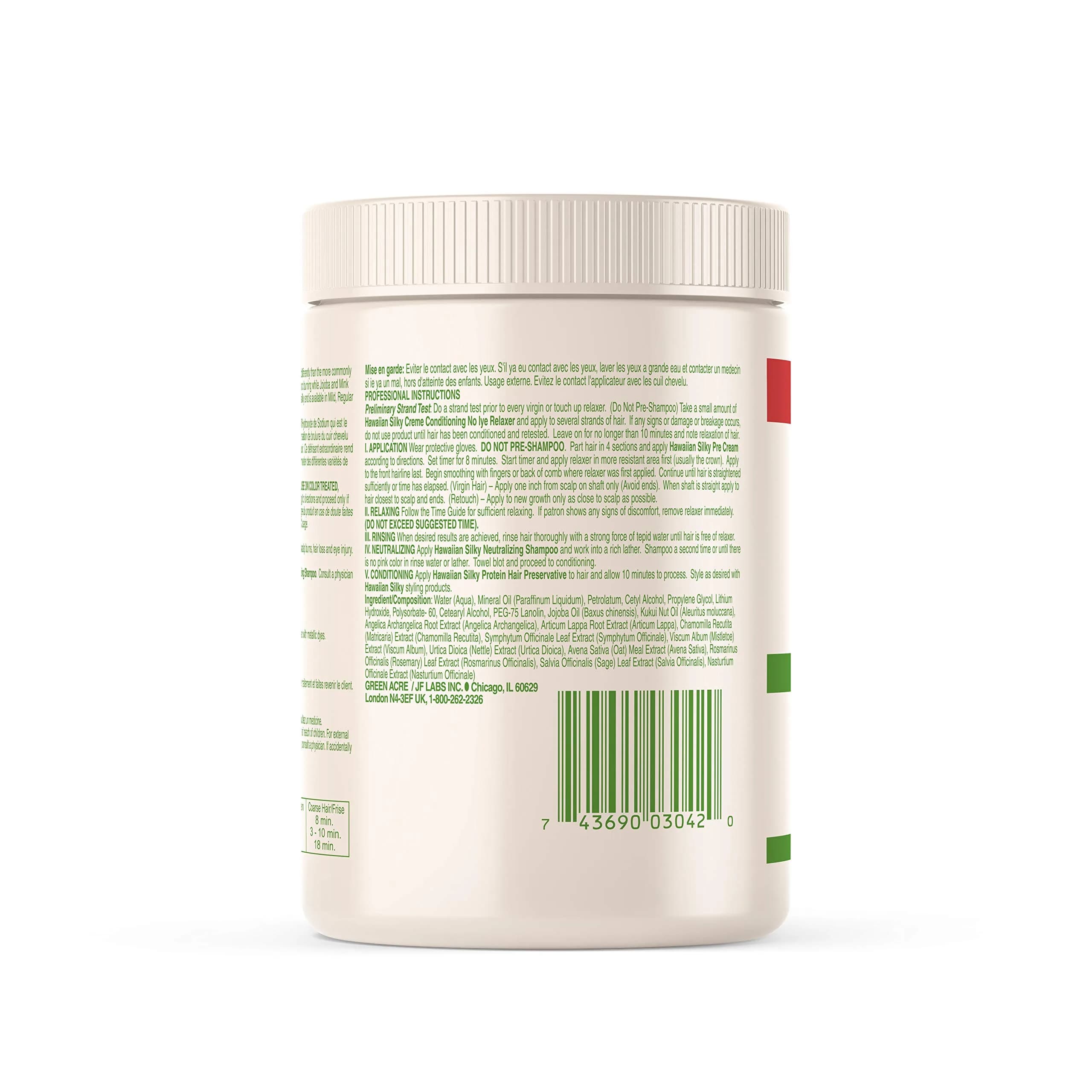Hawaiian Silky No Lye Relaxer Super 591ml (20 Ounce) | Gentle Straightening for Coarse Hair - view 3