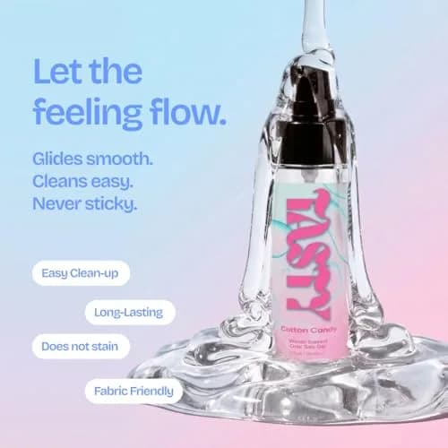 IntiMD Tasty Cotton Candy Water Based Flavored Edible Play Oral Gel, 2 oz | Candy-Inspired Sensual Flavor, Safe & Vegan thumbnail 5