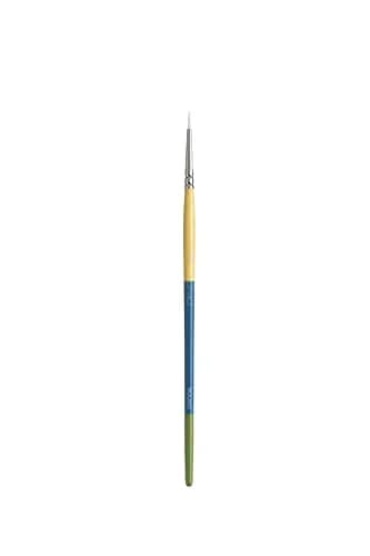 Princeton Snap! Round Paintbrush Size 0 (7 cm / 0.3 in) | Synthetic Taklon Bristles for Watercolor & Acrylics thumbnail 1