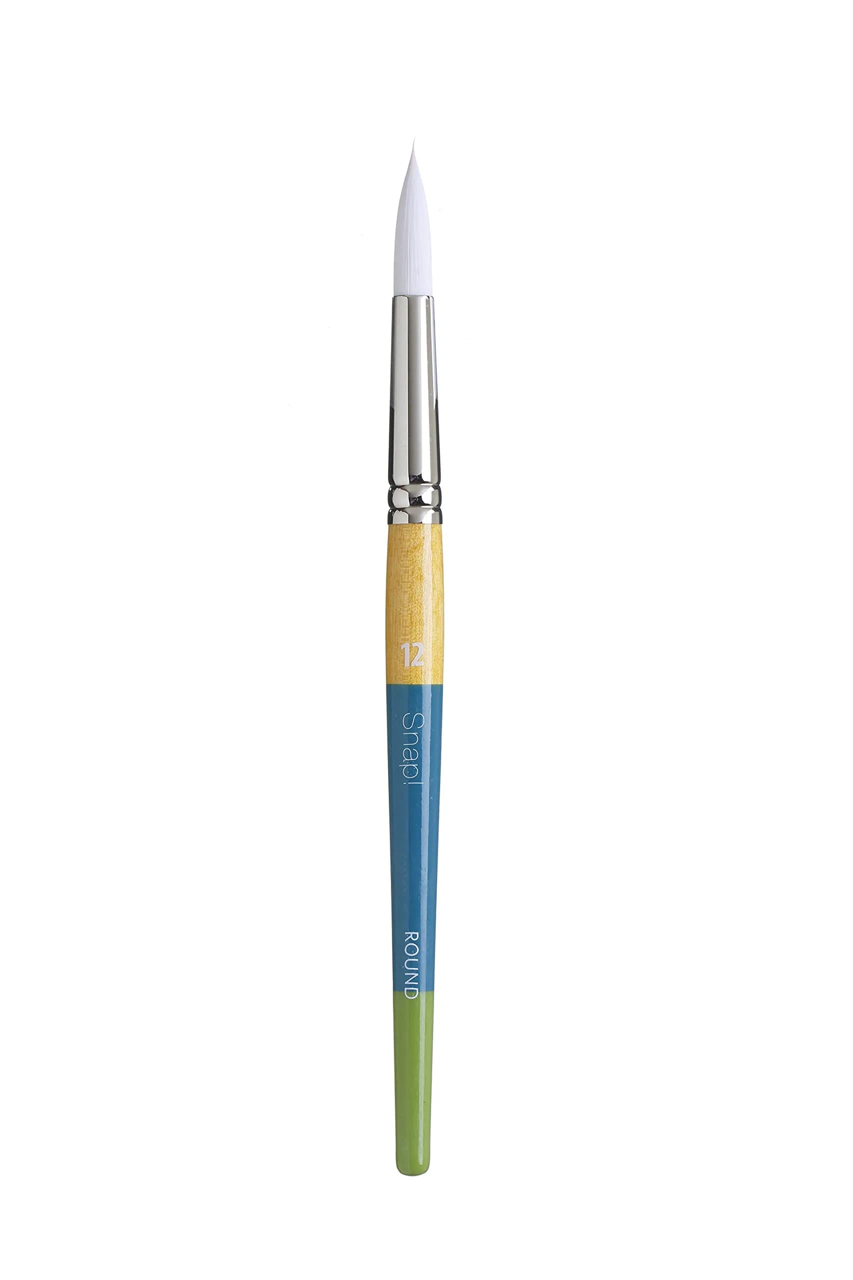 Princeton Snap! Round Paintbrush Size 12 | Synthetic Taklon Bristles for Watercolor & Acrylics - main product image