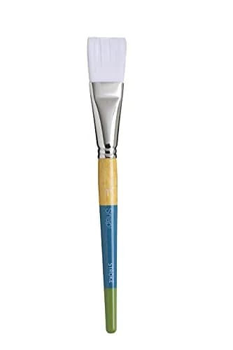 Princeton 9850ST-100 Snap Brush White Taklon Stroke Paintbrush 2.54 cm (1") | For Watercolor and Acrylic Painting thumbnail 1