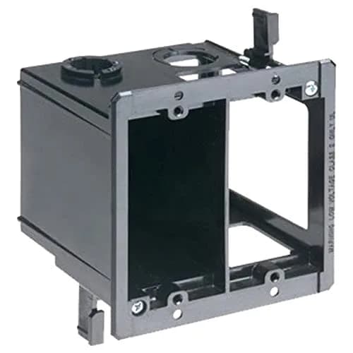ARLINGTON LVDR2 2-Gang Combo Electrical/Low-Voltage Box | Black, 17 cu in, For Old Work thumbnail 1