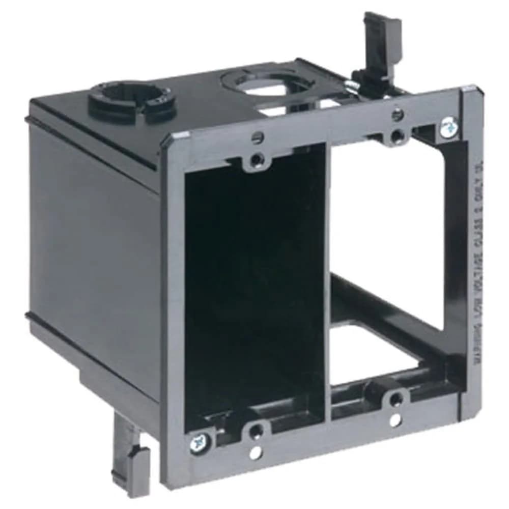 ARLINGTON LVDR2 2-Gang Combo Electrical/Low-Voltage Box | Black, 17 cu in, For Old Work