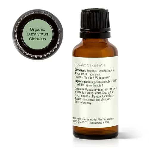 Plant Therapy Organic Eucalyptus Globulus Essential Oil 30 mL | Respiratory & Focus Support thumbnail 8