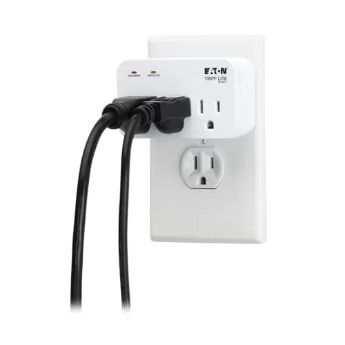 TRIPP LITE Surge Protector 3 Outlets | 660 Joules, Compact, UL Certified, Lifetime Warranty thumbnail 2