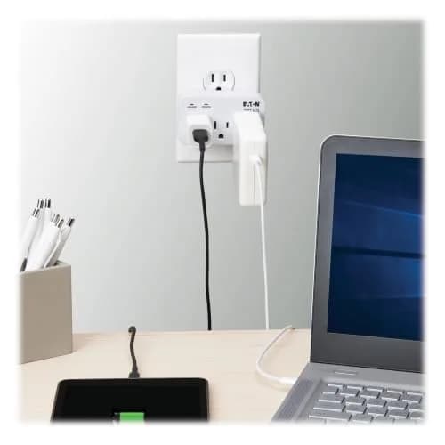 TRIPP LITE Surge Protector 3 Outlets | 660 Joules, Compact, UL Certified, Lifetime Warranty thumbnail 3