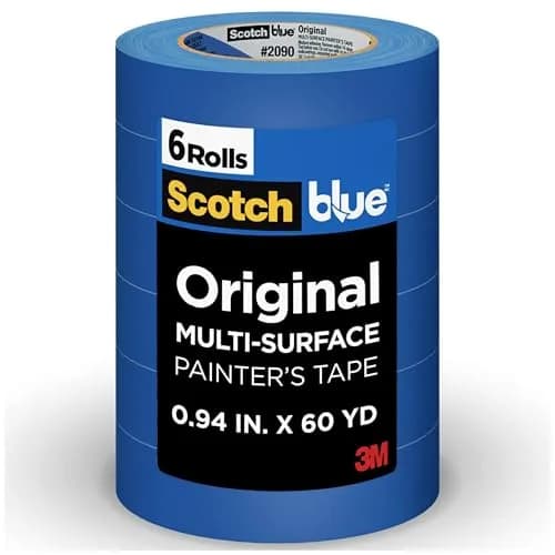 ScotchBlue Original Multi-Surface Painter's Tape 24mm (0.94 Inch) Wide, 6 Rolls | Clean Release Up to 14 Days thumbnail 1