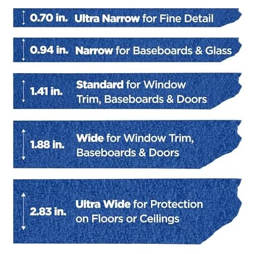 ScotchBlue Original Multi-Surface Painter's Tape 24mm (0.94 Inch) Wide, 6 Rolls | Clean Release Up to 14 Days thumbnail 7