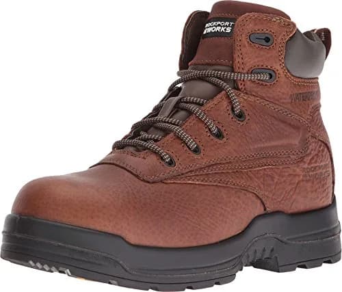 Rockport 6" Work Boot Waterproof Composite Toe Size 10 | Safety & Comfort thumbnail 1