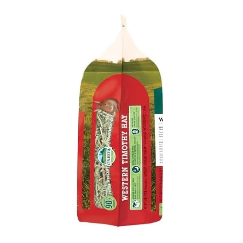 Oxbow Western Timothy Hay for Rabbits & Guinea Pigs, 2551 g (90 oz) | High Fiber, USA-Grown thumbnail 7