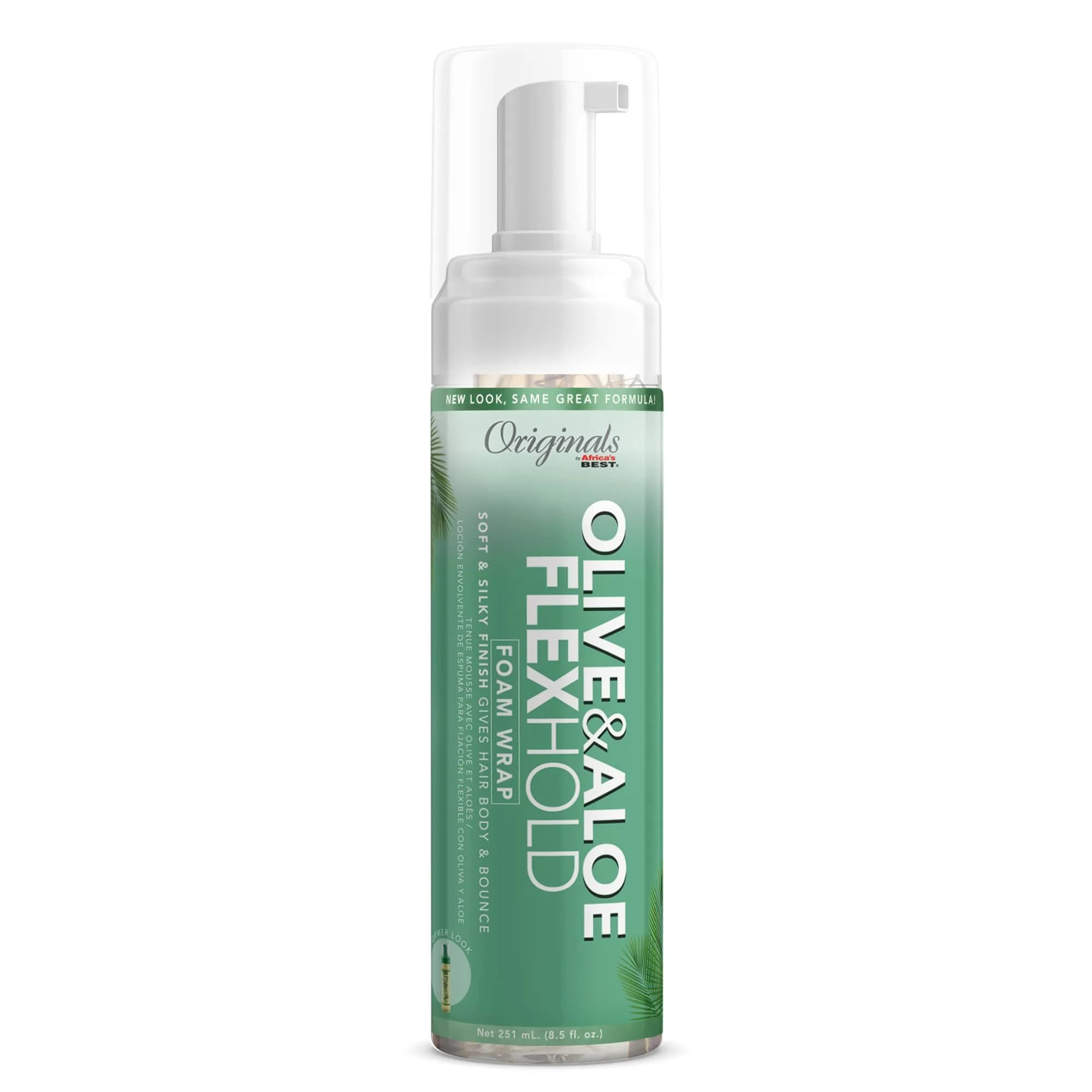 Originals by Africa's Best Olive Oil Foam Wrap Lotion 255ml (8.5oz) | Natural Conditioning Flexible Hold