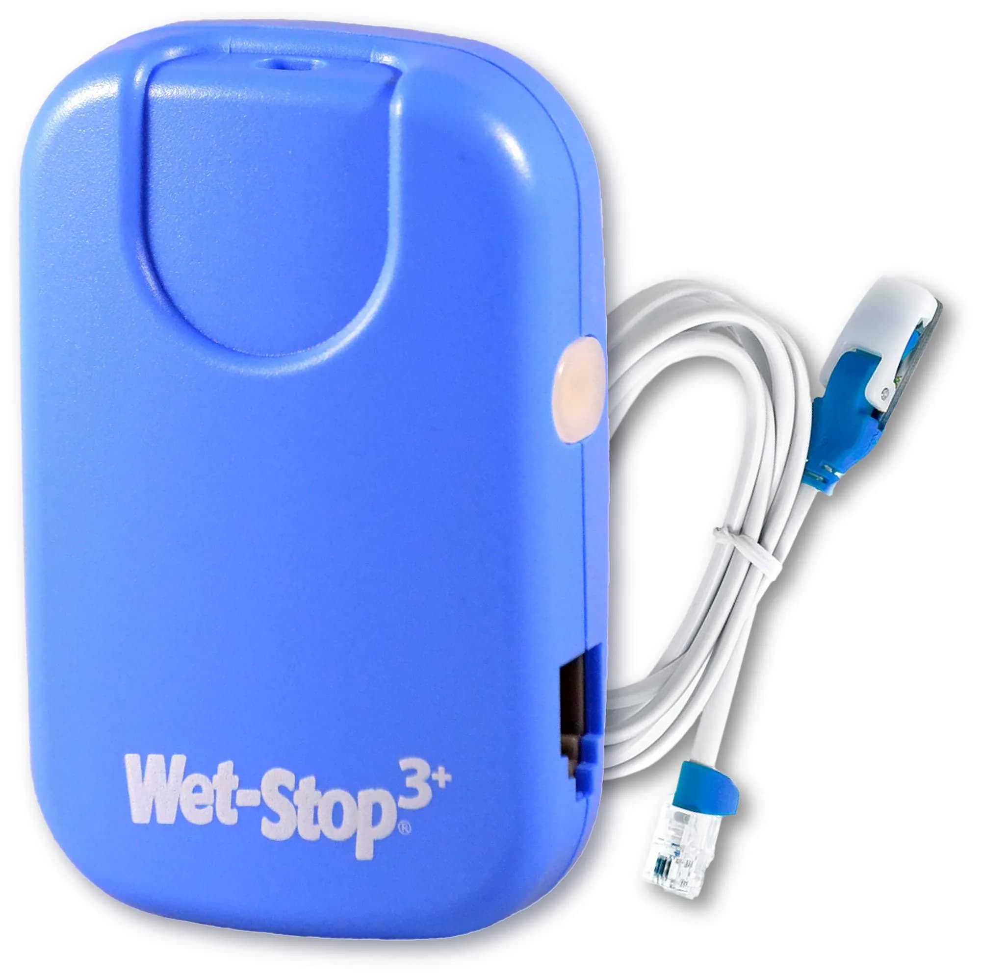 Wet-Stop 3+ Bedwetting Enuresis Alarm with Loud Sound & Vibration for Boys/Girls | Clinically Proven Solution — Blue