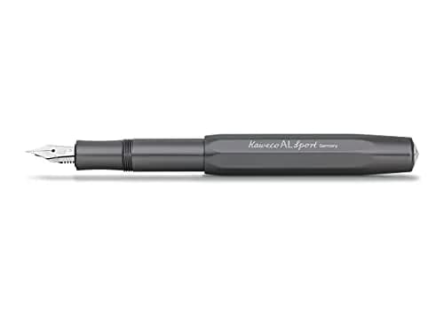 Kaweco AL SPORT Fountain Pen Anthracite Medium Nib | Premium Aluminium Body, Made in Germany Nib thumbnail 1