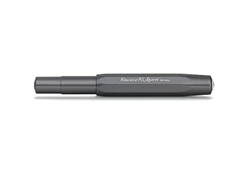 Kaweco AL SPORT Fountain Pen Anthracite Medium Nib | Premium Aluminium Body, Made in Germany Nib thumbnail 2