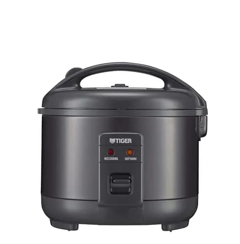 Tiger JNP-S55U-KY 3 Cup Capacity Rice Cooker with Non-Stick Inner Pot, Retractable Power Cord, and Keep Warm up to 12 hours, Black thumbnail 1
