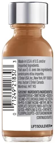 L'Oréal Paris True Match Super-Blendable Liquid Foundation Cappuccino N8 30ml (1 Fl Oz) | Natural Finish Foundation thumbnail 2