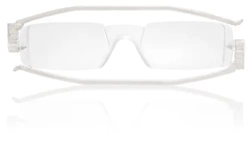 Nannini 7502 Compact One Optics 2.0 Temples Reading Glass (Crystal) | Ultra-thin foldable unisex eyewear thumbnail 1