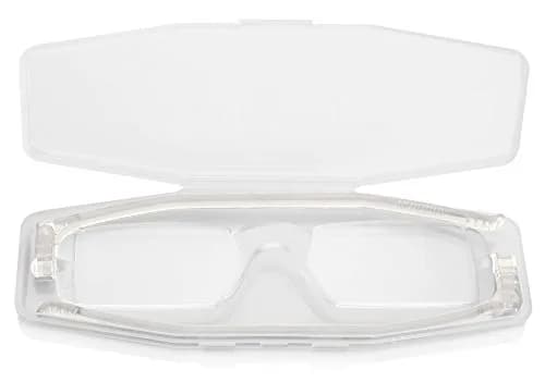 Nannini 7502 Compact One Optics 2.0 Temples Reading Glass (Crystal) | Ultra-thin foldable unisex eyewear thumbnail 5