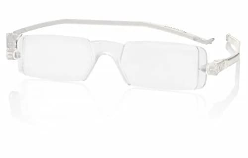 Nannini 7502 Compact One Optics 2.0 Temples Reading Glass (Crystal) | Ultra-thin foldable unisex eyewear thumbnail 2