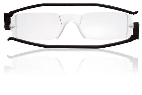 Nannini Compact One Optics 2.5 Temples Reading Glass (Black) | Fashionable, Durable & Compact