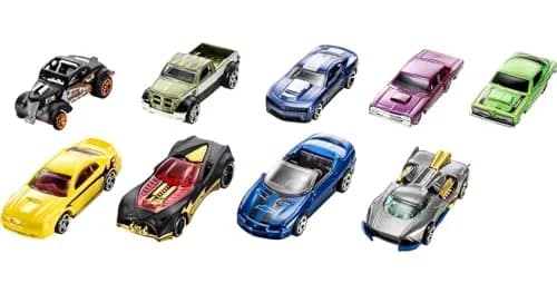 Hot Wheels Toy Cars 9-Pack | 1:64 Scale Vehicles with 1 Exclusive for Kids & Collectors thumbnail 1
