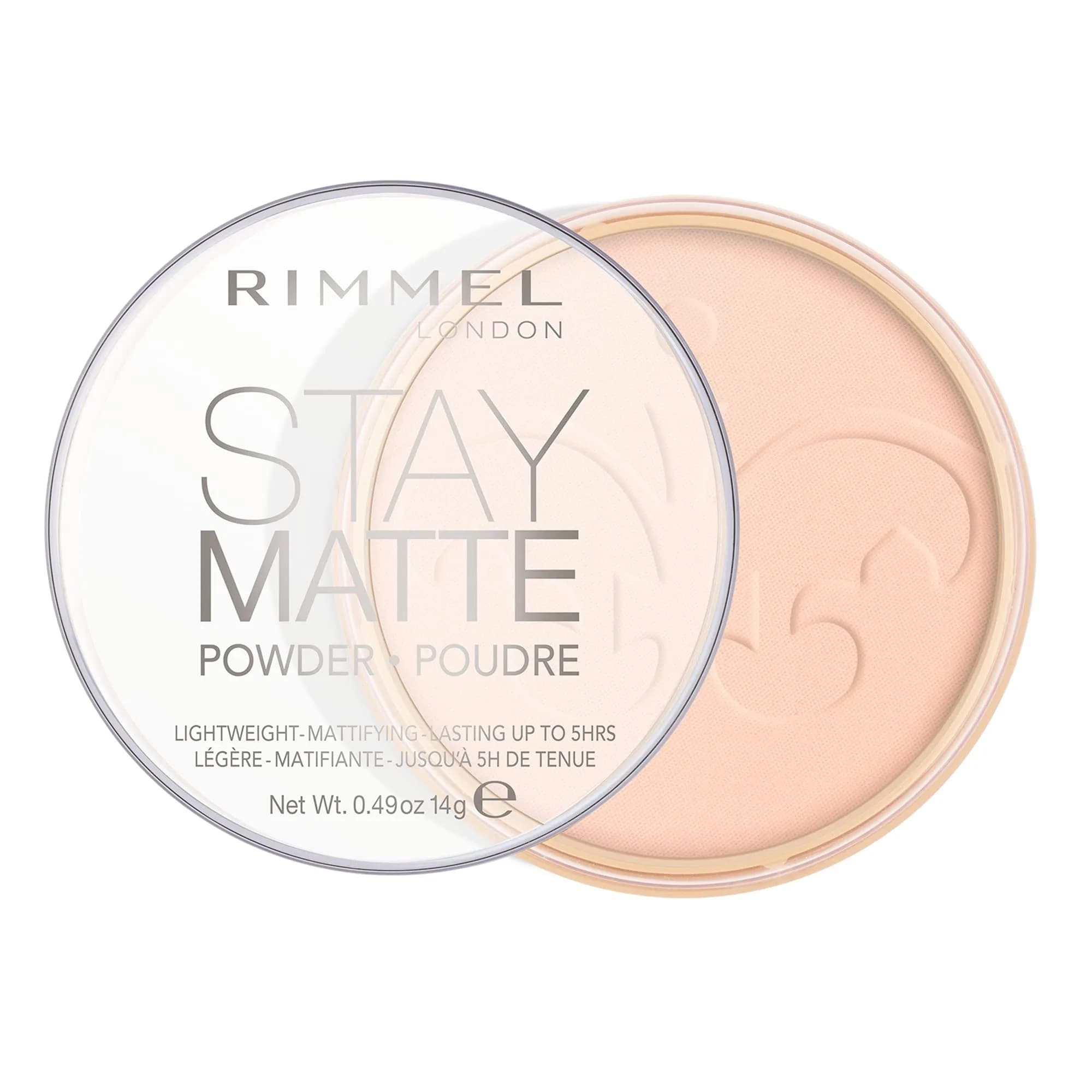Rimmel Stay Matte Long Lasting Pressed Powder 14g | Shine Control & Matte Finish — Pink