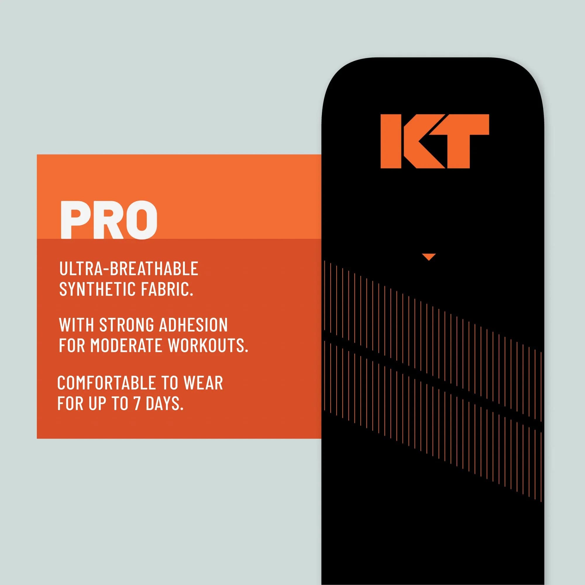 KT Tape Pro Synthetic Kinesiology Athletic Tape 20 Count 10” Precut Strips Epic Purple | Supports Muscles & Joints - view 4