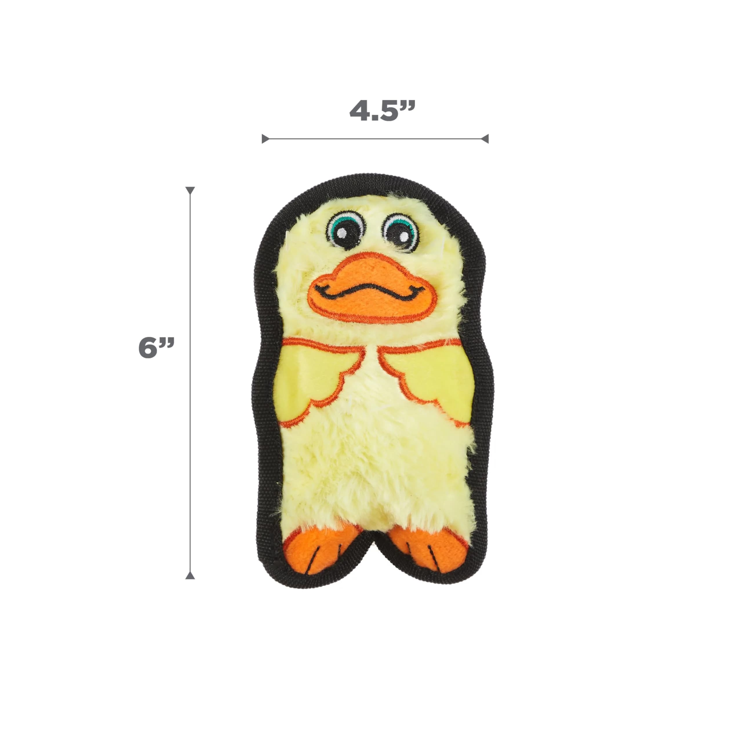 Outward Hound Durablez Minis Tough Chew Plush Squeaky Dog Toy Duck 15cm (6") | Stuffing-Free Interactive Play - view 6